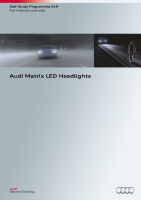 SSP 619 Audi Matrix LED Headlights 
